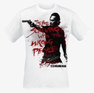 Wrong People White T-shirt 286503 Ejoppsf - T Shirt Rick Grimes #8967029