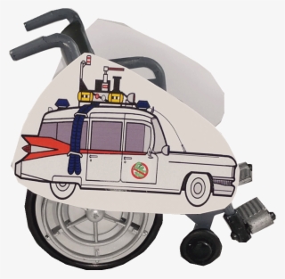 Ghostbusters Car Lookalike Wheelchair Costume Child's - Model Car #8970303