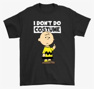 I Don't Do Costume Halloween Peanuts Charlie Brown - We Re Just Two Lost Souls Swimming Fish Bowl #8970343