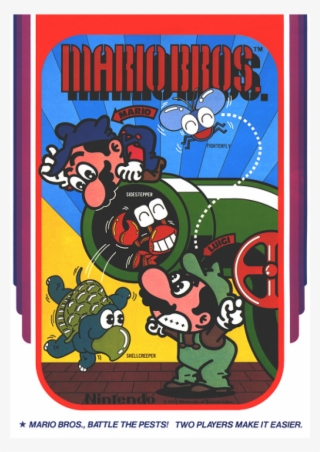 Mario Bros Arcade Flyer High Score Saves 1 - Donkey Kong 1981 Artwork #8970668