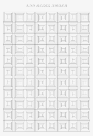 Log Cabin Zigzag - Motif #8971071