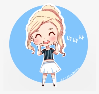 Chibi Clipart Korean - Chibi Shy Shy Shy #8971464