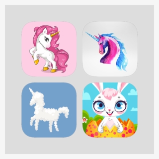 Charismatic Unicorn With Spring Easter On The App Store - Cartoon #8972051