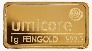 1g Umicore Gold Bar - Wallet #8972303
