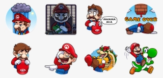 Add The Stickers On Telegram - Super Mario Telegram Stickers #8972735