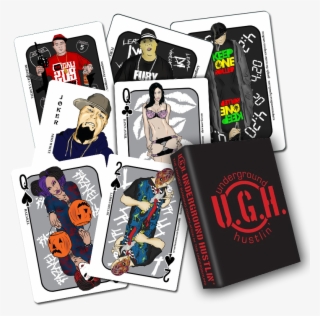 Image Of The 2013 Underground Hustlin Playing Card - Cartoon #8973778