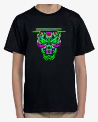Trippy Skull T-shirt - T-shirt #8974056