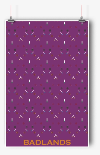 A Collection Of Posters Based On The Album Badlands - Pattern #8975377
