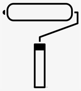 Paint Roller Coloring Page - Desenho De Um Rolo De Pintura #8975706