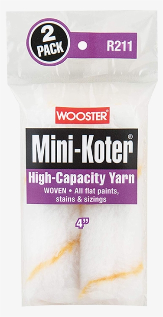 Paint Roller Woost 4″ Poly Pk2 - Human Leg #8975993