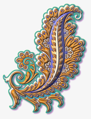 Based On My Paisley Feather Design - Illustration #8977335