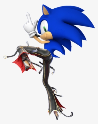Bayonetta's Legs Where They Shouldn't Be Legs On Sonic - If You Wanted To Go To Heaven But God Said #8977874