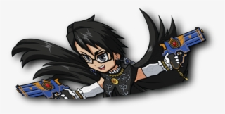 Bayonetta Half Sticker - Cartoon #8978094