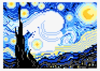 Starry Night - Graphic Design #8978099