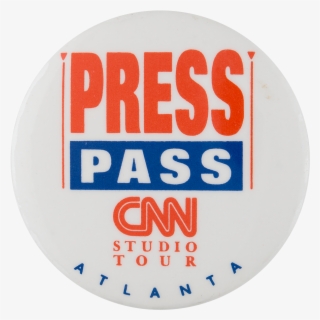 Cnn Press Pass Events Button Museum - Cnn Press Badge #8979311