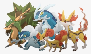 It's The Okami Ign Thing All Over Again - Gen 6 Starter Pokemon Evolutions #8980297