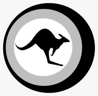 Kangaroo Ball Clip Art - Australia Kangaroo Sign Clipart #8980447