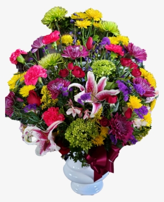 Grand Urn Design Mix Of In Stock Market Fresh Flowers #8981520