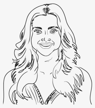 Deepika Padukone - Line Art #8982927