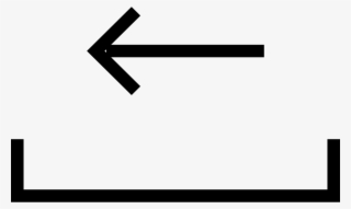 Left Arrow On A Tray Symbol Comments - Sign #8983146