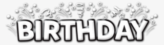 Make A Birthday Party Extra Special With Birthday Illooms® - Transparent Happy Birthday Black And White #8984077