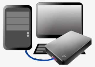 External Hd Protected - Computer Clipart Png #8984233