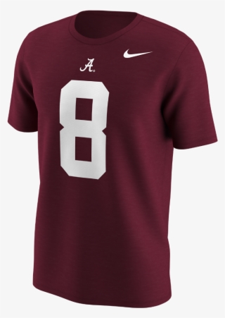 Nike College Name And Number Men's T-shirt Size Medium - Active Shirt #8985994