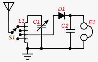 Is A Very Simple Radio Receiver - Dibujos De Condensador Variable #8986582