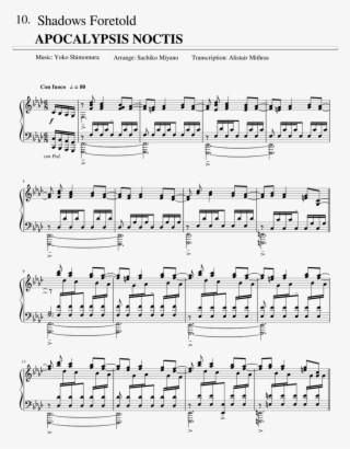 Piano Collections Final Fantasy Xv - Sheet Music #8986621