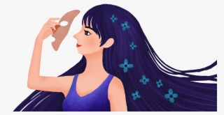 Hand Painted Beautiful Dreamy Girly Png And Psd - Girl #8989524