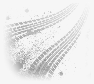 Pattern-5 Tiretracks - White Tire Track Png #8989738