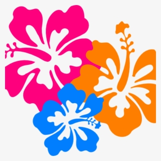 Marvelous Hawaiian Flower Clip Borders Drawing Easy - Flower Black And ...