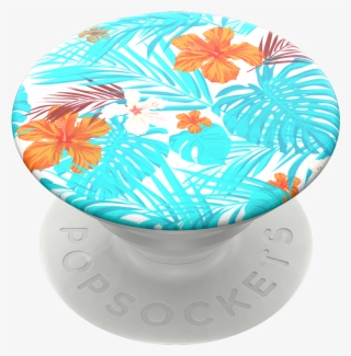 Tropical Hibiscus, Popsockets - Circle #8990179