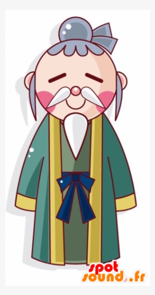 Picture Free Library Purchase Mascot Chinese Man In - Old Chinese Man Clipart #8990968