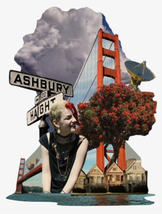 Collage Of San Francisco With Golden Gate Bridge And - Golden Gate Bridge #8991022