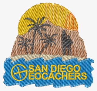 San Diego Geocachers Embroidered Logo - Illustration #8991361