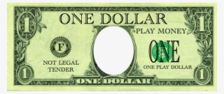 Fake Money Antique Currency Dollar Bills Digital Download - Dollar Bill Template Png #8991588