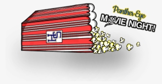 Panther Eye Movie Night Logo Expanded - Graphic Design #8991719