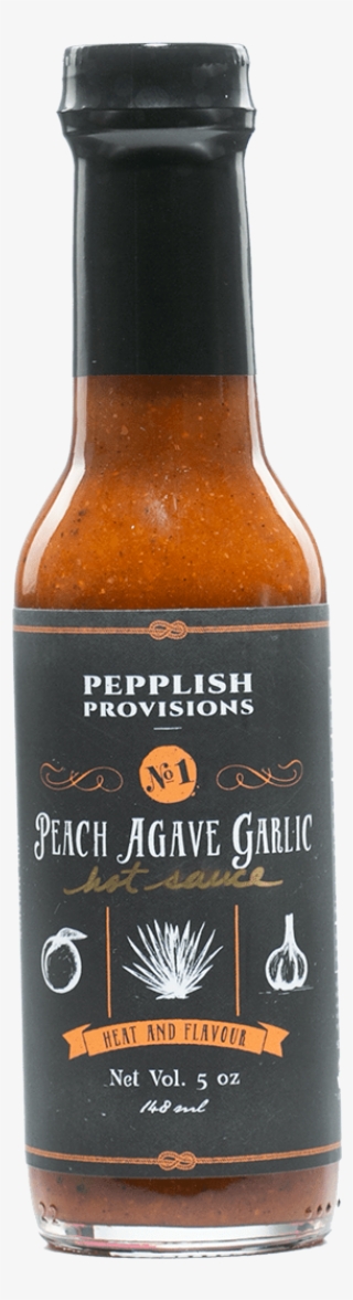 Pepplish Provisions Peach Agave Garlic - Beer Bottle #8991972