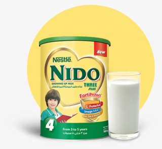 Nestlé® Nido® Three Plus Milk Powder With Protectus™ - Nido Milk With Glass #8992115