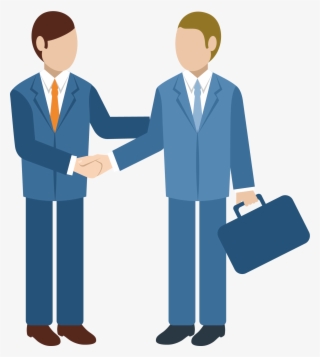 Customer Management Recruitment Meeting Clients - Businessman Shaking Hands Png #8992662