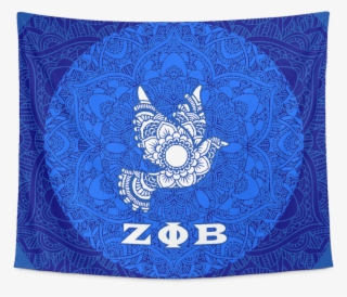 Zeta Phi Beta Tapestry - Emblem #8994968