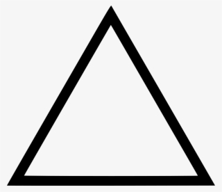 Png File - Outline Picture Of Triangle #8996799