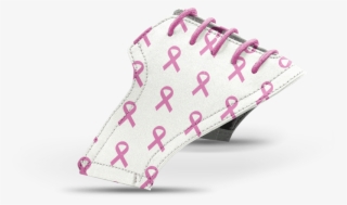 Men's Breast Cancer Pink Ribbons On White Saddles & - Basic Pump #8997430