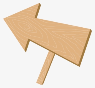 Wood Desk Background - Flèche D Indication En Bois Png #8997628