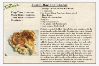 Recipes - Talluto's #8997951