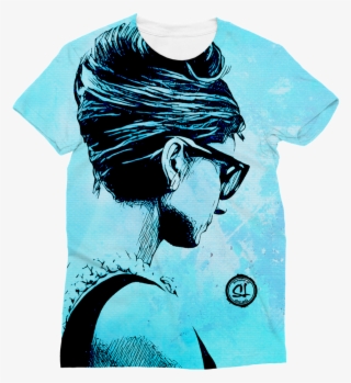 Audrey Hepburn ﻿classic Sublimation Women's T-shirt - Hepburn Breakfast At Tiffany's Hair #8998349