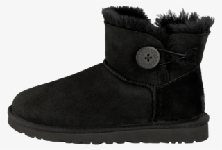 Kj&248p Ugg Australia Mini Bailey Button Black Svarta - Under Armour Zimne Topanky #8998977