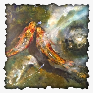 Hold Space Acrylic, Gold Leak, Glazed - Riverzen #90165