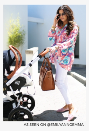 The Harlow Tunic In Island Watercolor Fashion Tunics - Tunic #90403